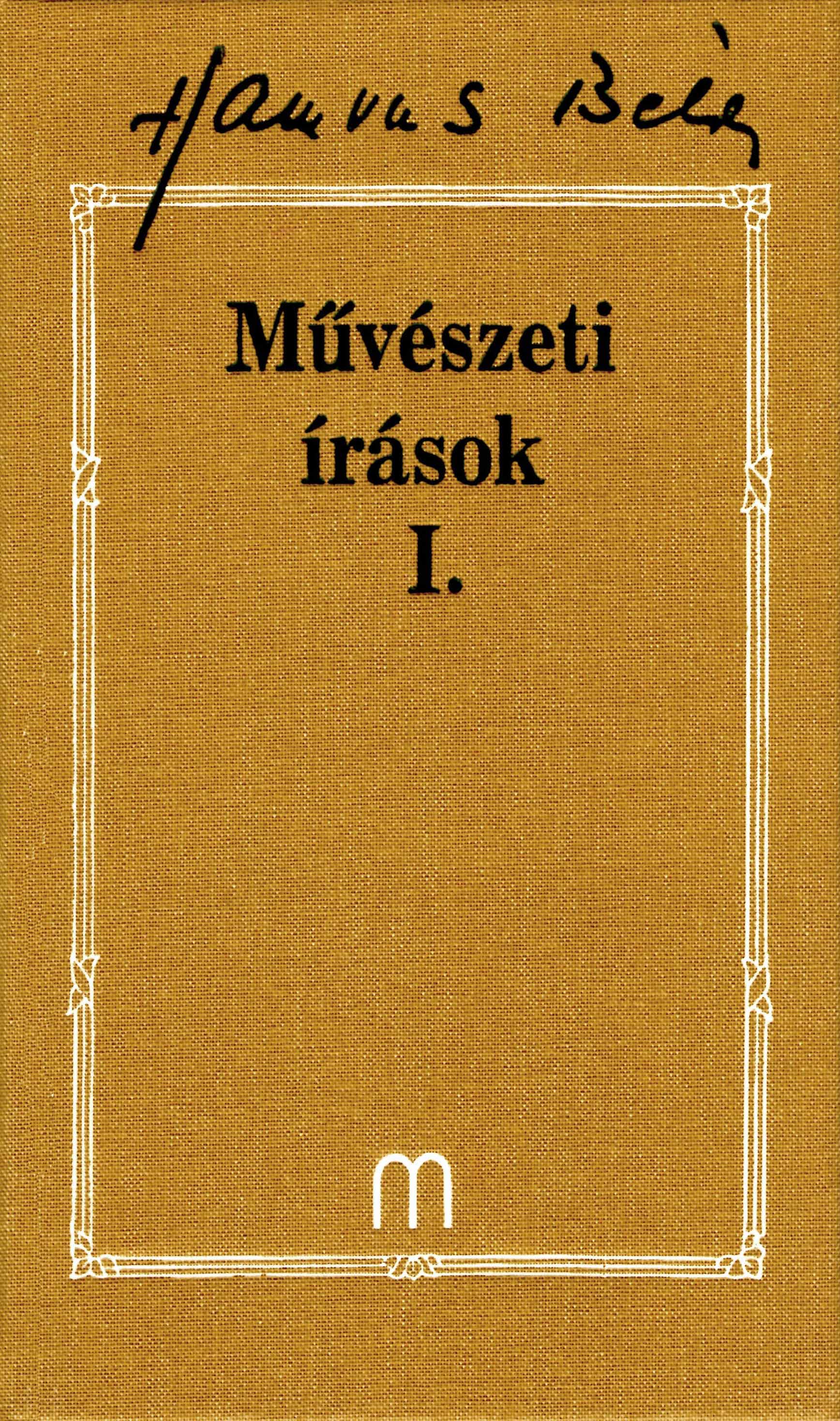  Művészeti írások I. / Hamvas Béla
