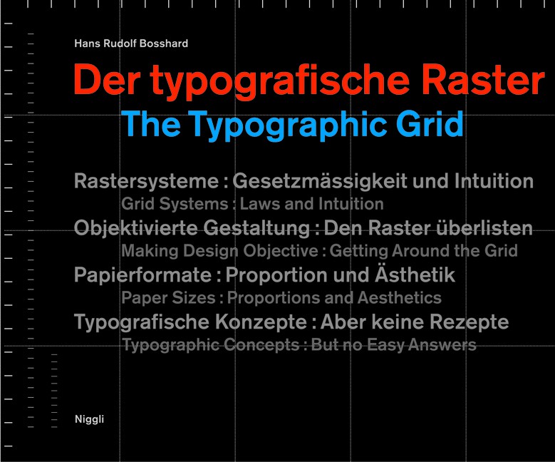 Der typografische Raster / Hans Rudolf Bosshard