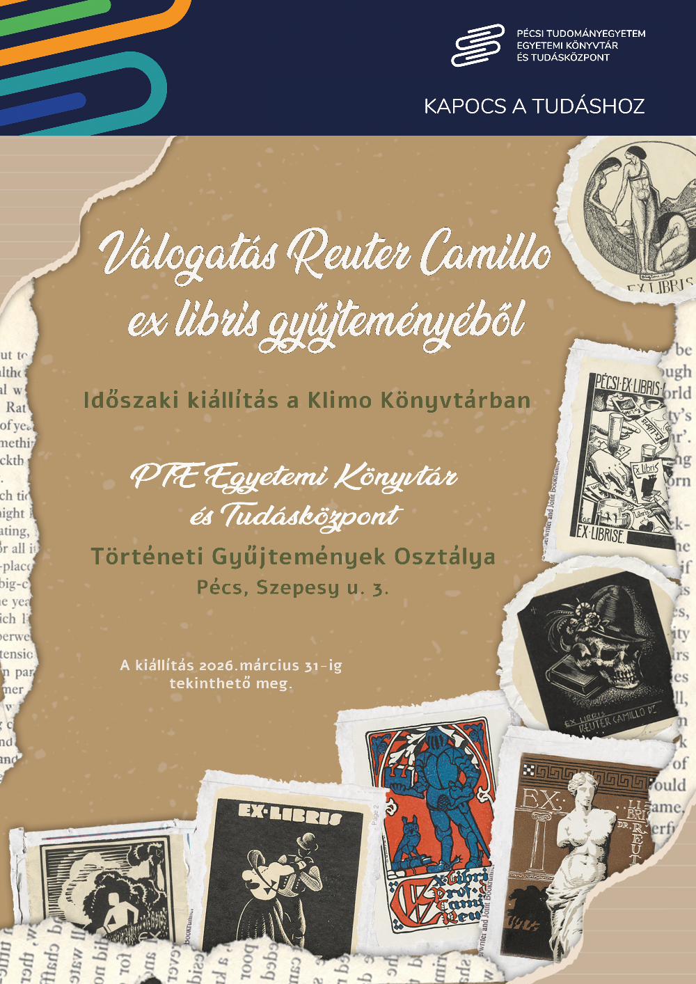 Ex libris kiállítás a Klimo Könyvtárban!