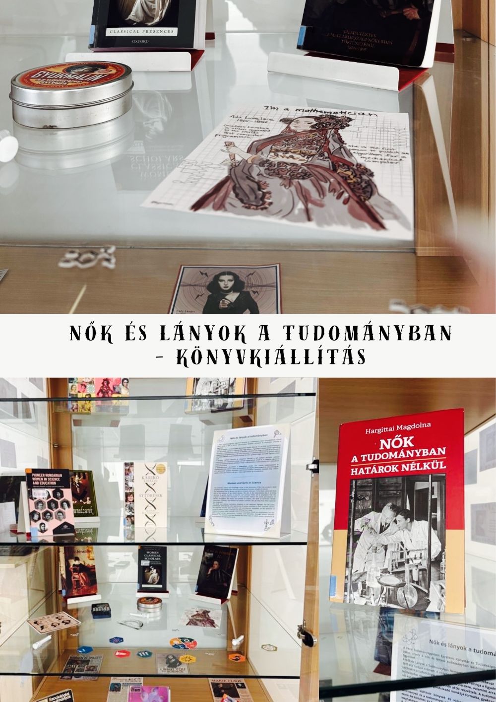 Nők és Lányok a tudományban – könyvkiállítás