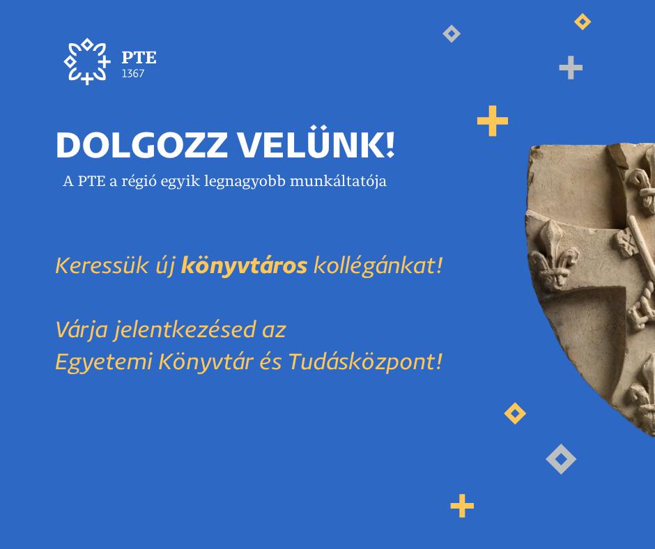 Munkatársat keresünk könyvtáros munkakörbe